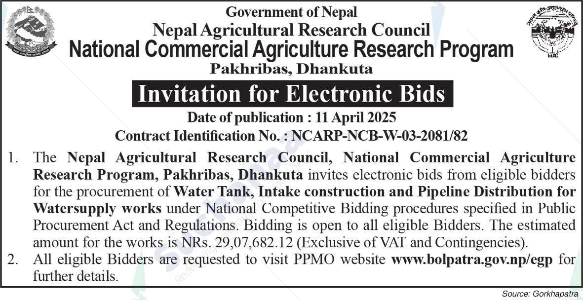 National Commercial Agriculture Research Program