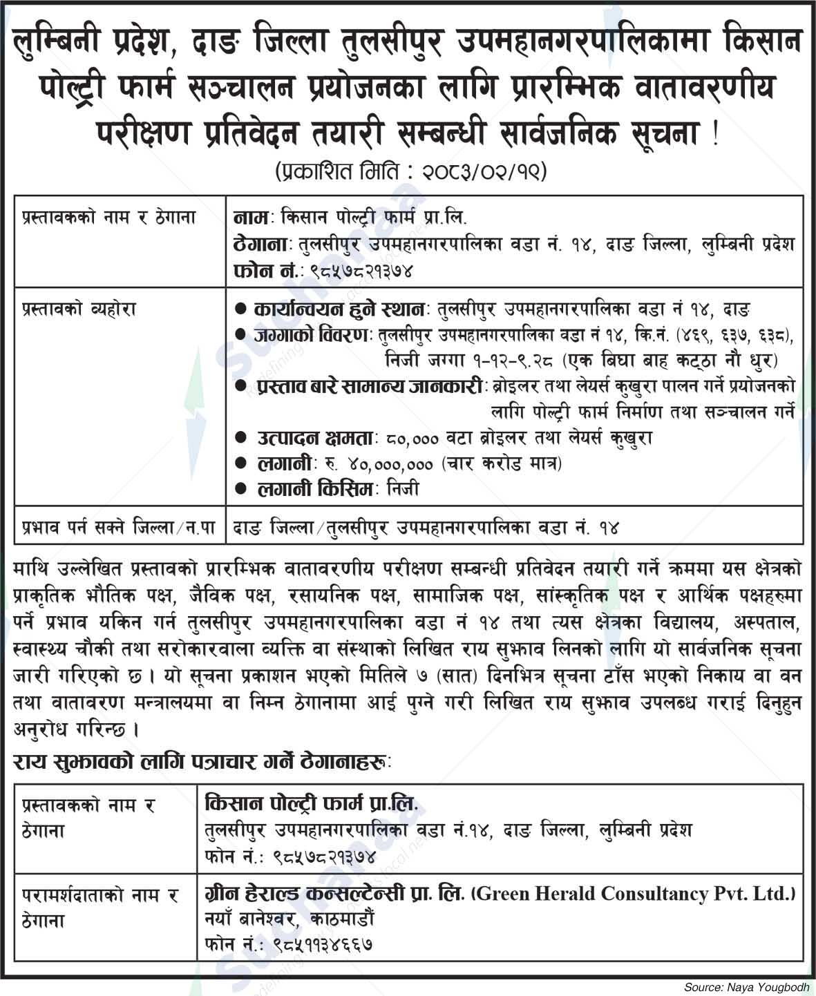 Kisan Poultry Farm Pvt. Ltd.