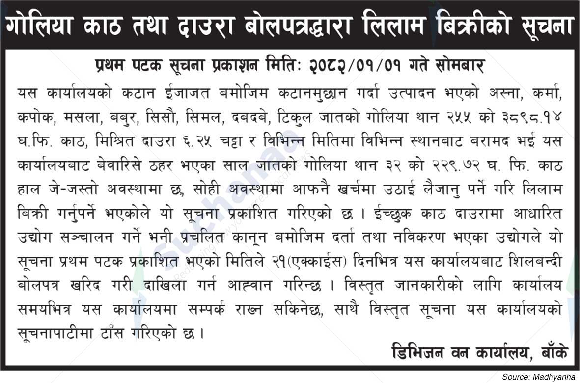 Division Forest Office, Banke