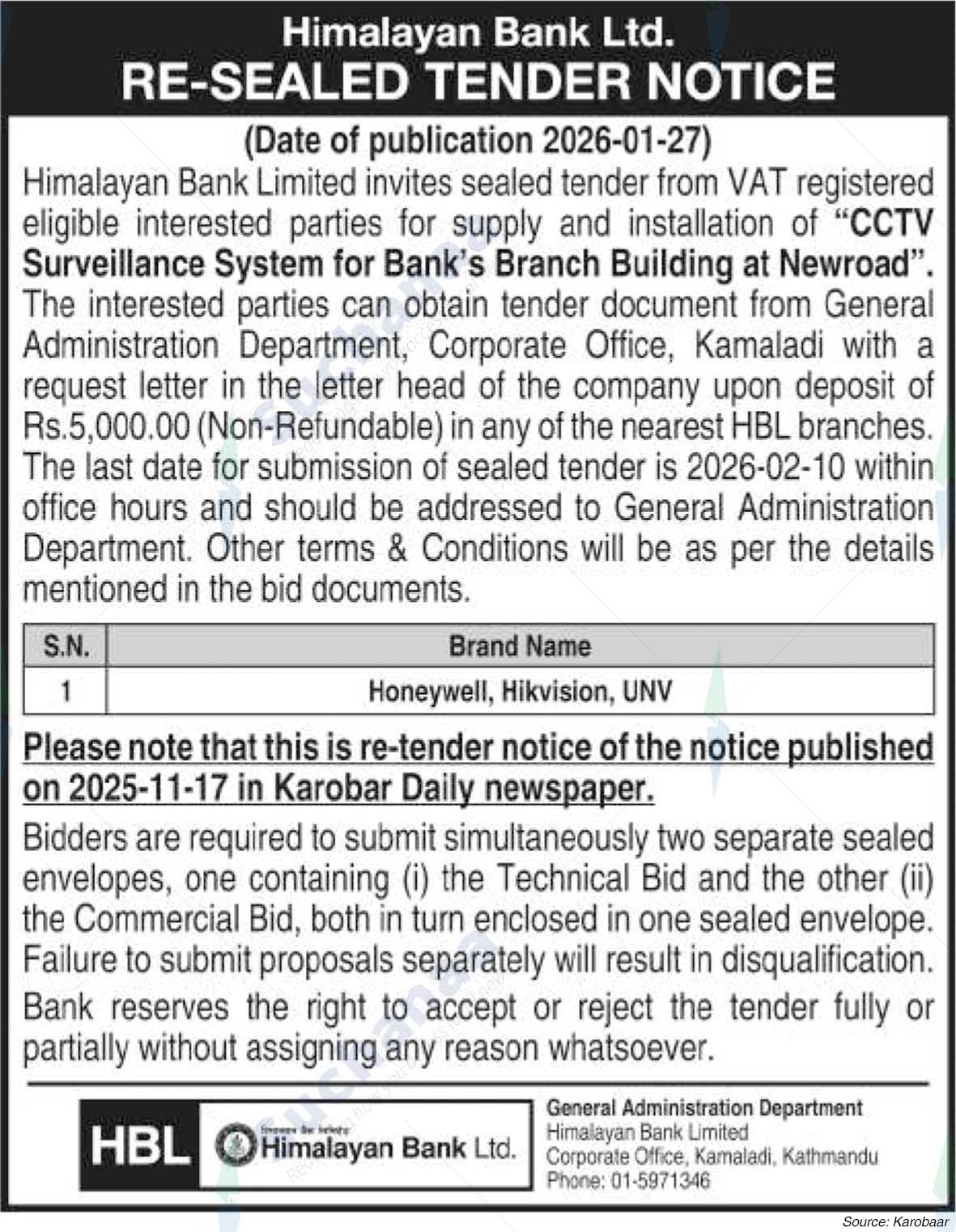 Himalayan Bank Limited