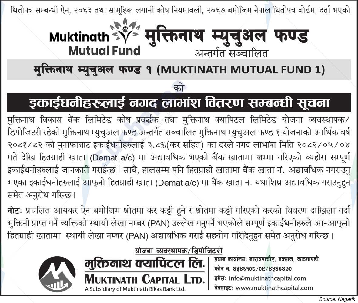 Muktinath Capital Limited
