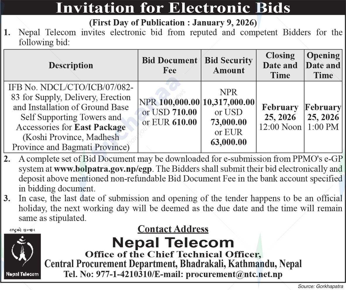 Nepal Doorsanchar Company Limited (NTC)