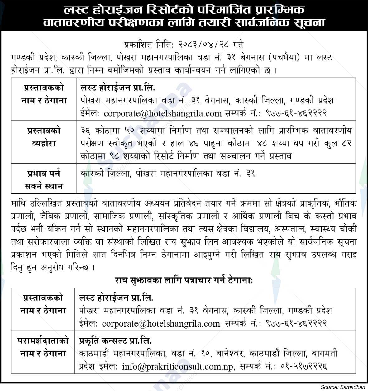 Lost Horizon Pvt. Ltd.