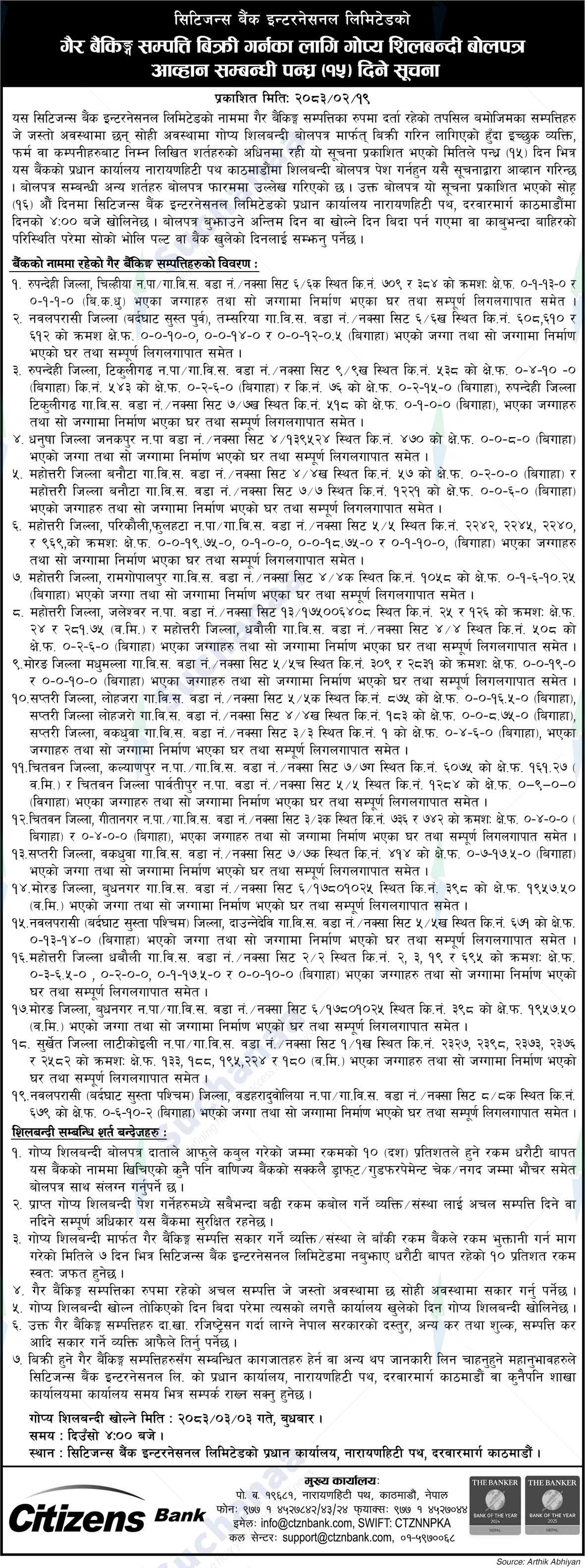 Citizens Bank International Limited