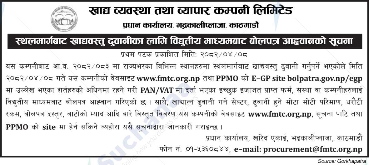 Food Management and Trading Company Limited