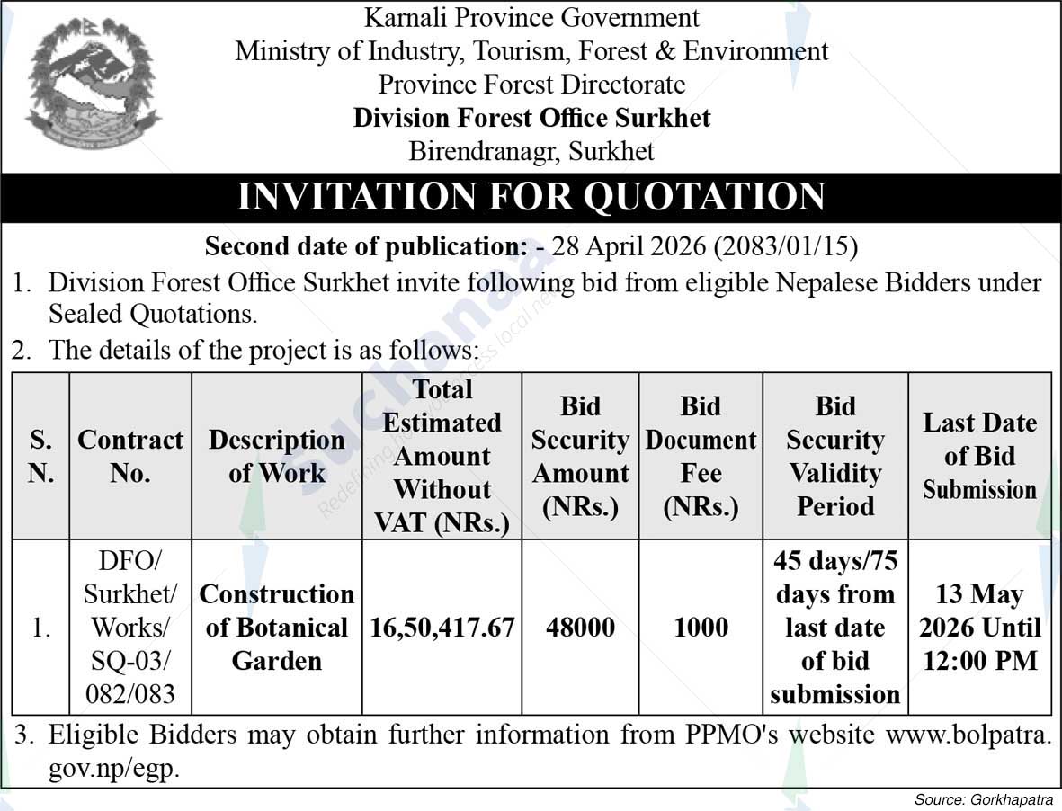 Division Forest Office, Surkhet