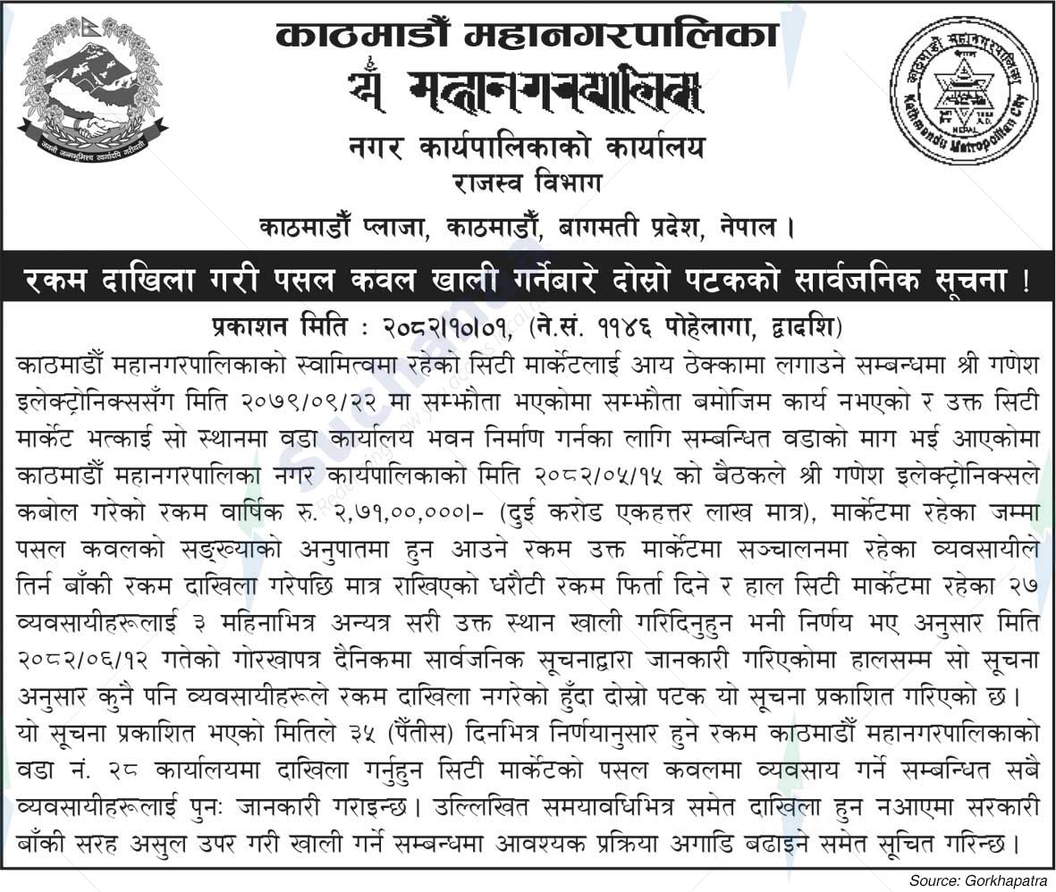 Kathmandu Metropolitan City