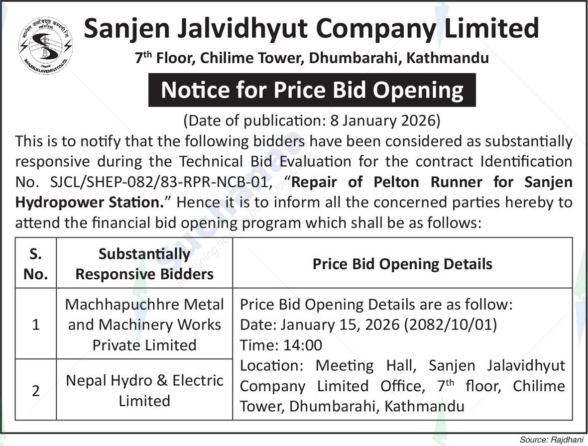 Sanjen Jalavidhyut Company Limited