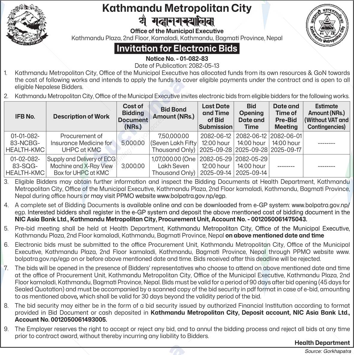 Kathmandu Metropolitan City
