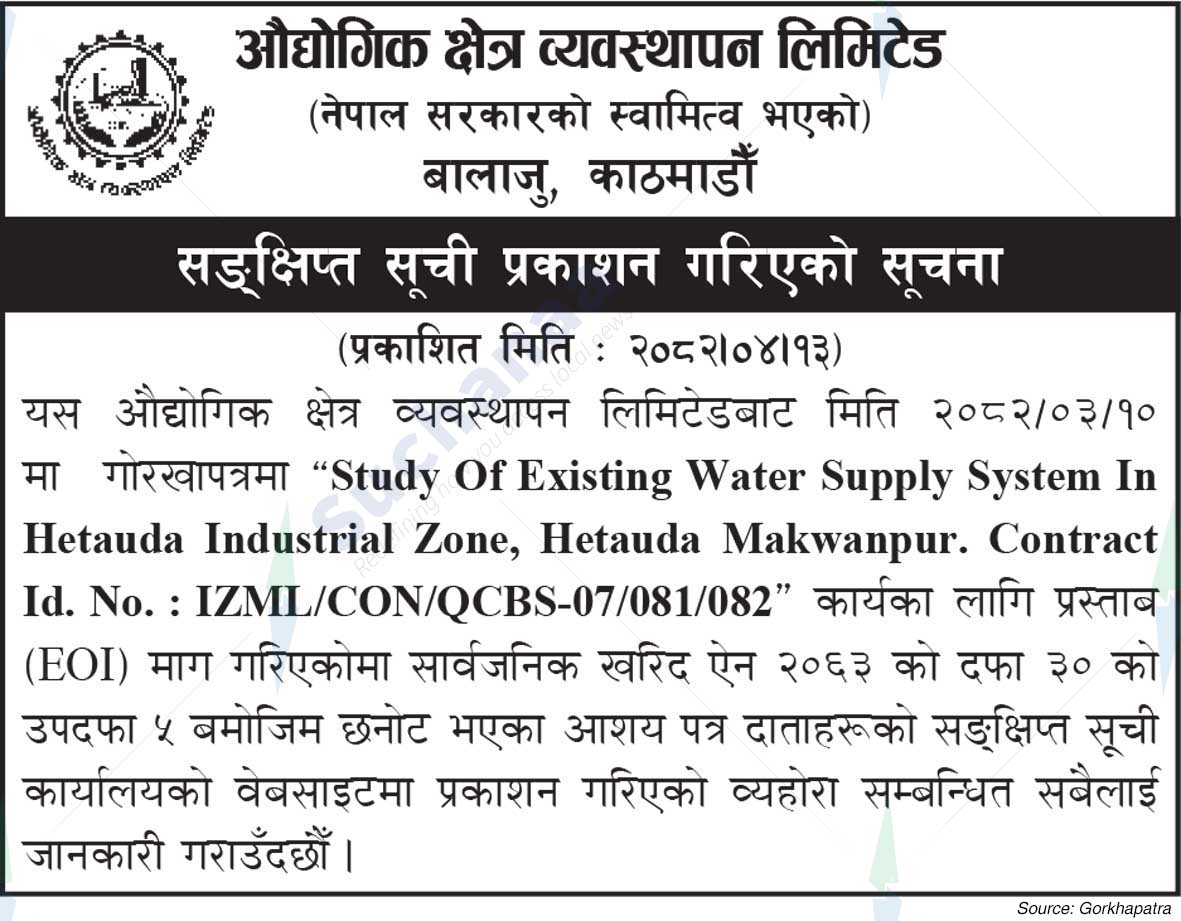 Industrial Zone Management Limited