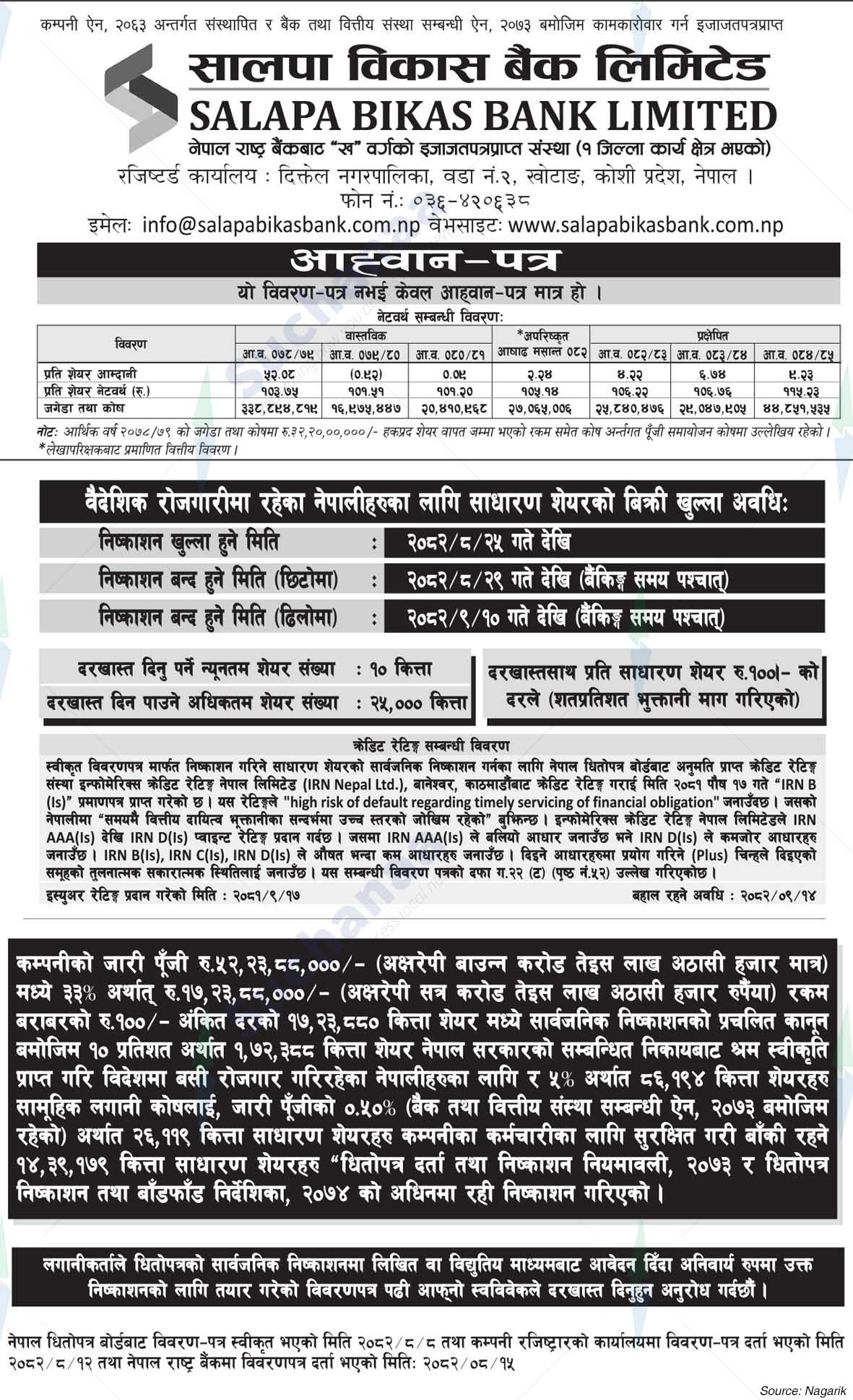 Salapa Bikas Bank Ltd.