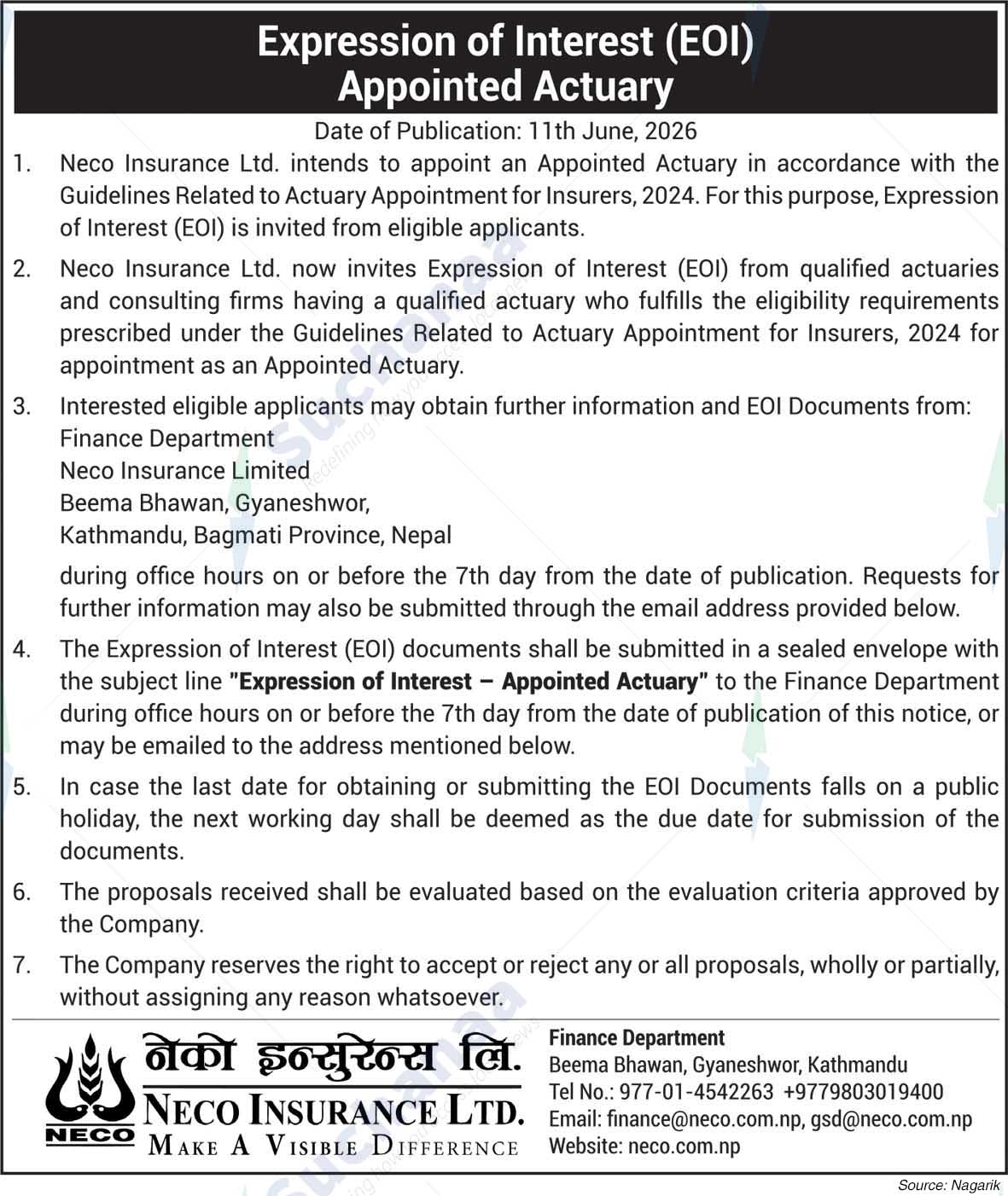 Neco Insurance Ltd.