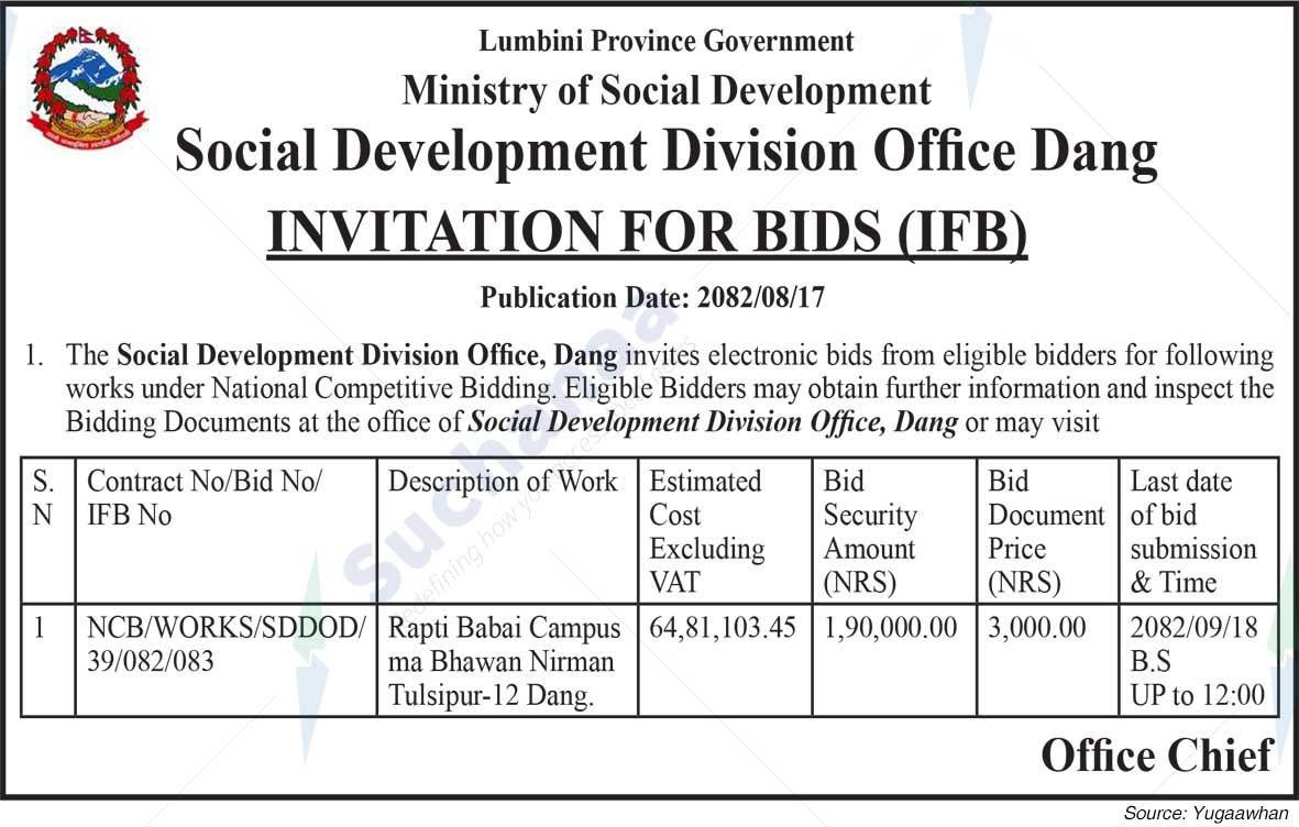 Social Development Division Office, Dang