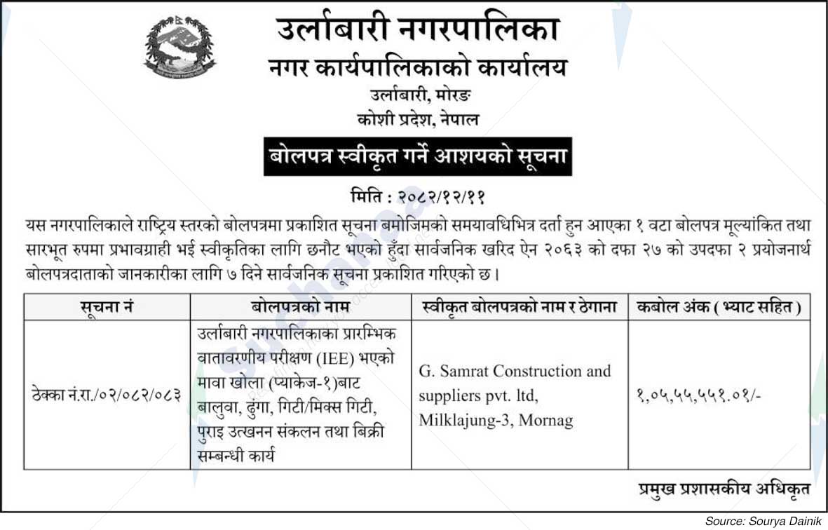 Urlabari Municipality