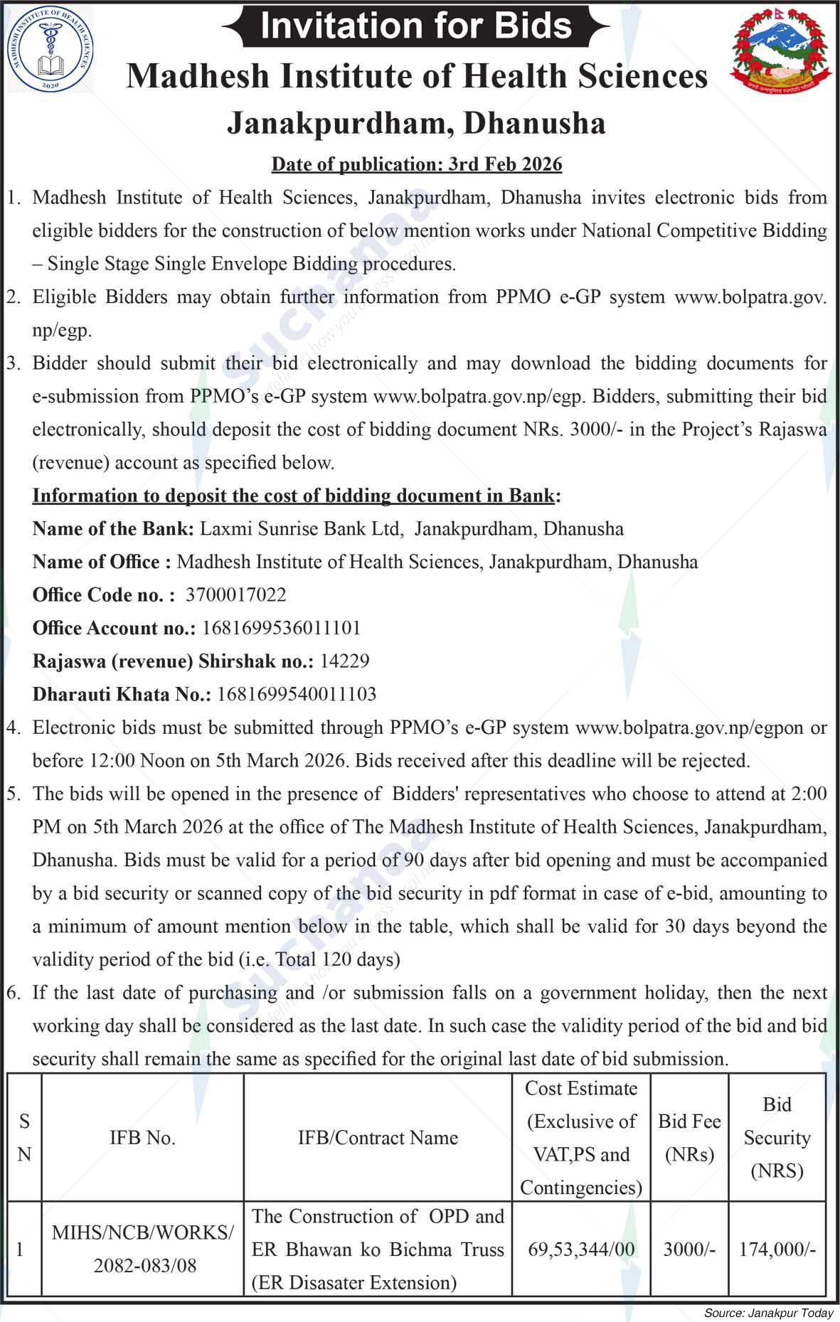 Madhesh Institute of Health Sciences (MIHS)