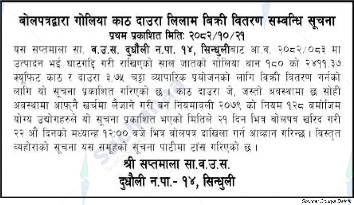 Shree Saptamala Saa.Wa.Wo.Sa.