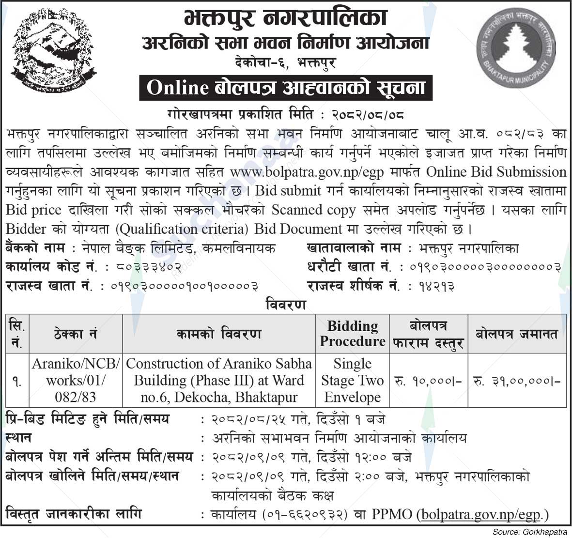 Bhaktapur Municipality