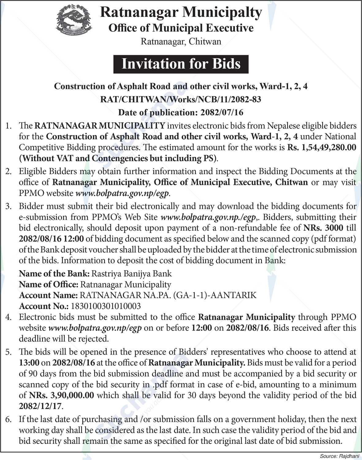 Ratnanagar Municipality