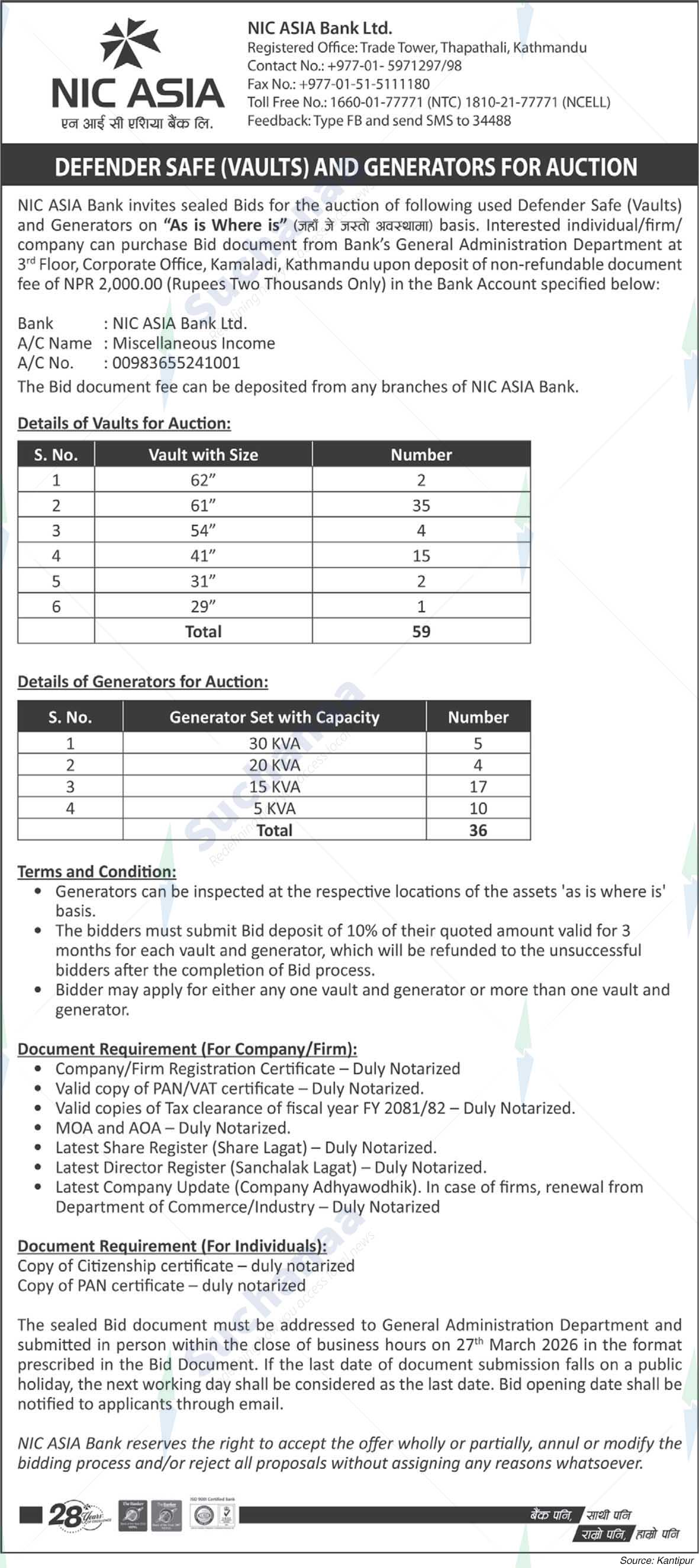 NIC Asia Bank Limited