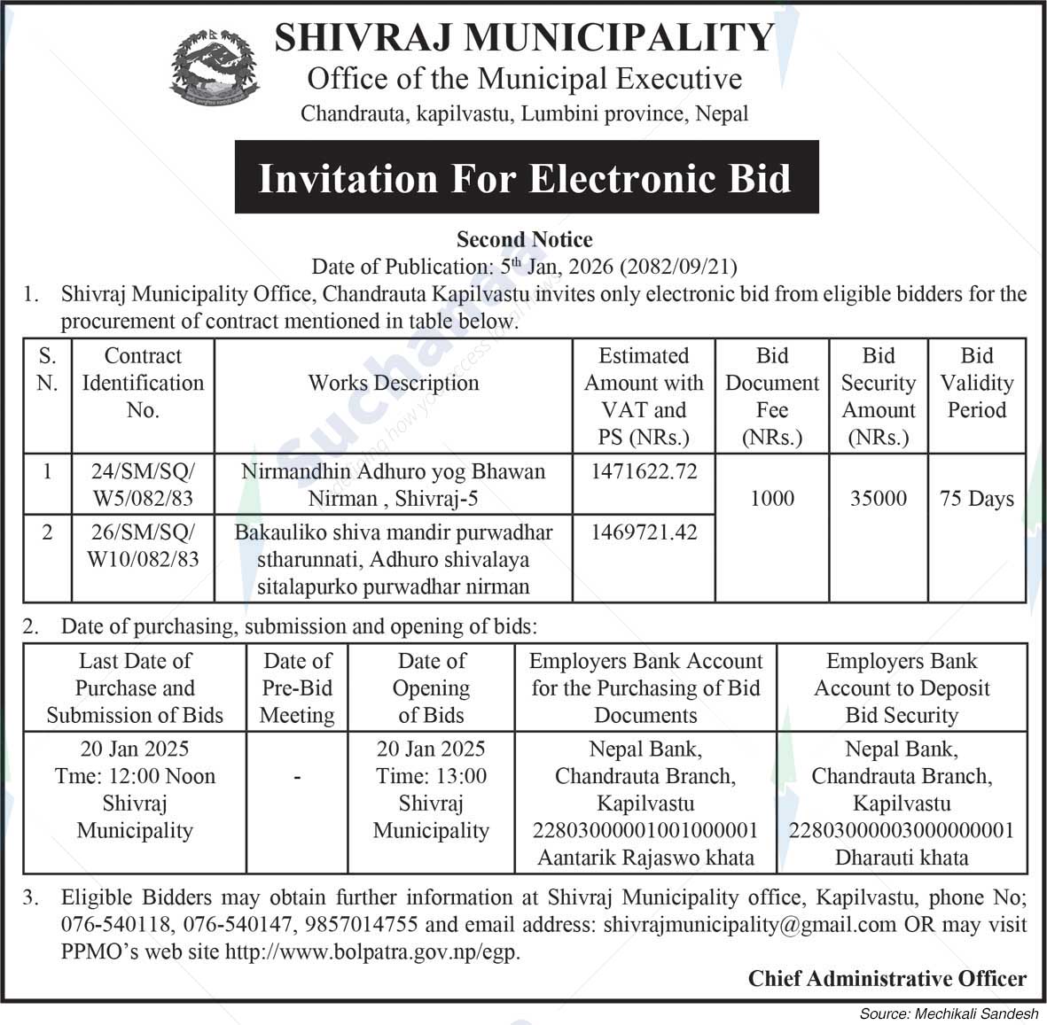 Shivraj Municipality