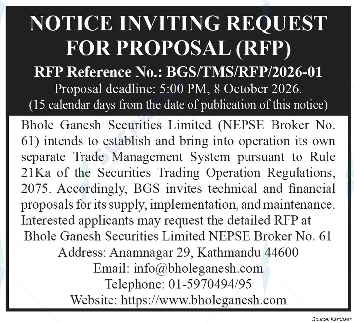 Bhole Ganesh Securities Limited