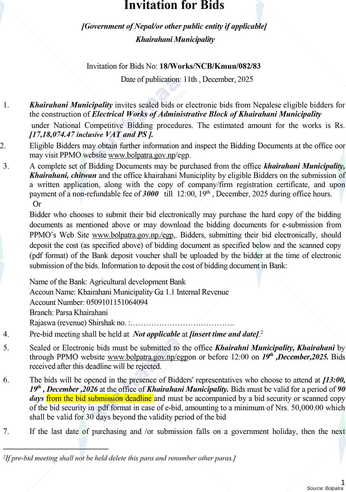 Khairahani Municipality