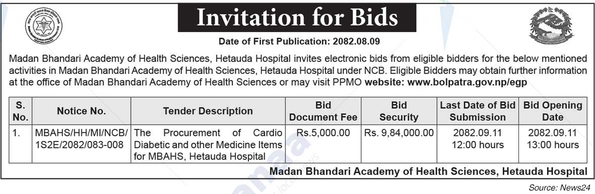 Madan Bhandari Academy of Health Sciences