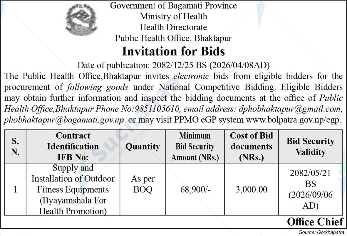 Public Health Office, Bhaktapur