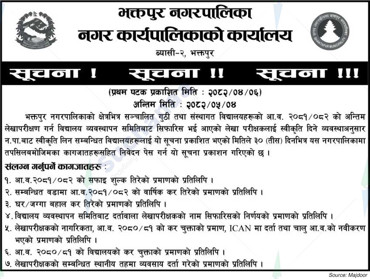Bhaktapur Municipality