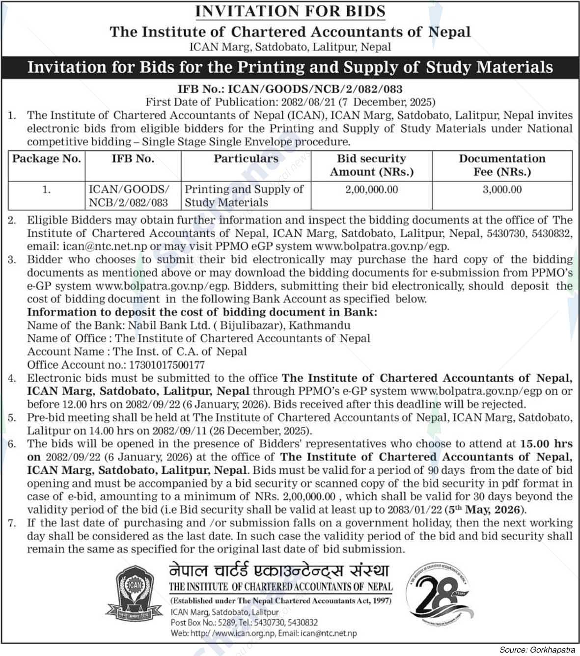 The Institute of Chartered Accountants of Nepal