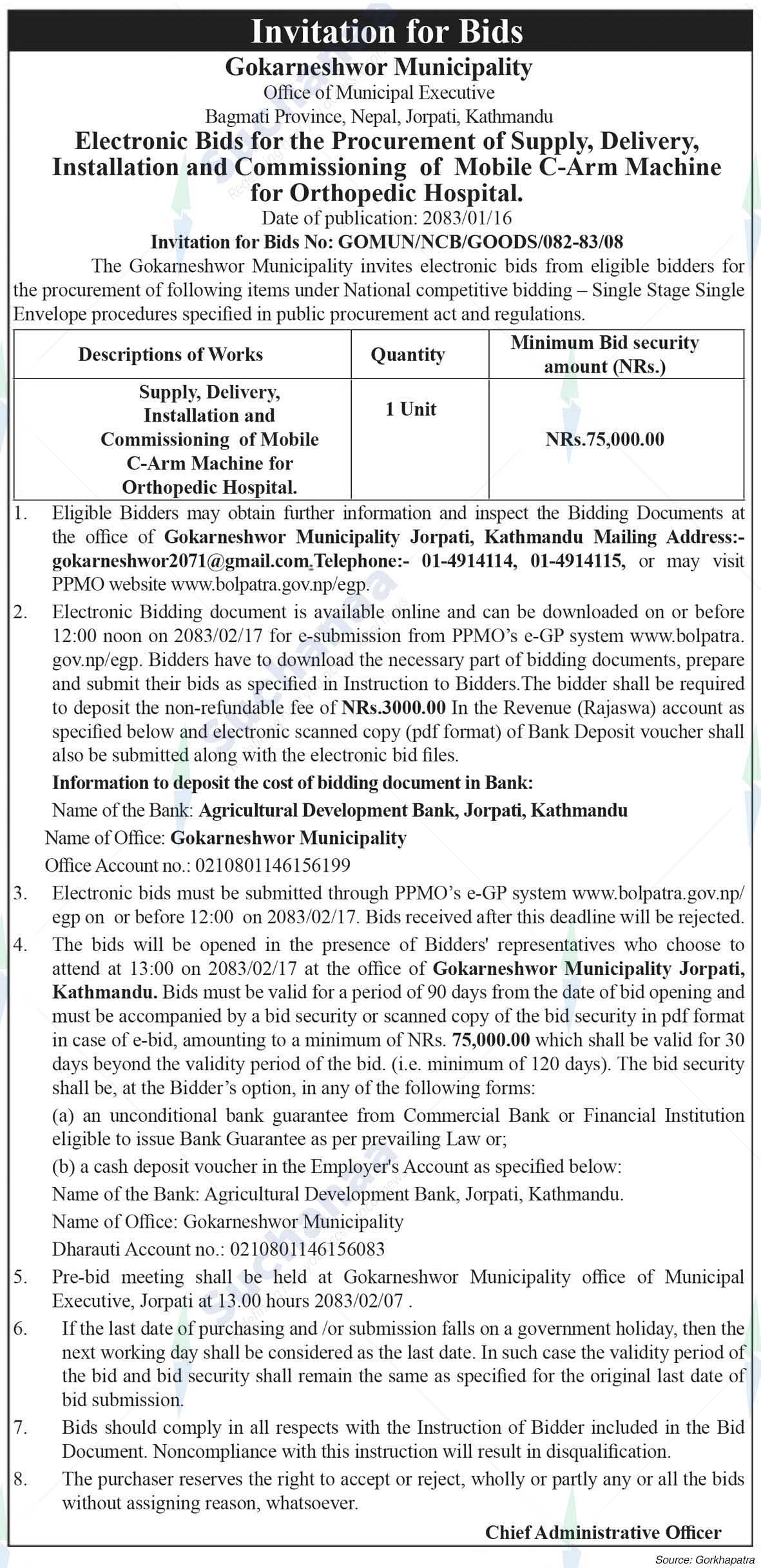 Gokarneshwor Municipality