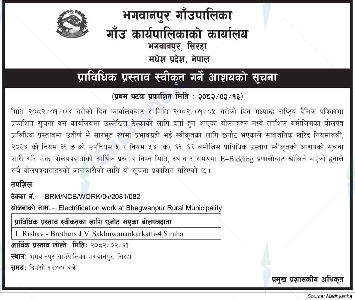 Bhagwanpur Rural Municipality