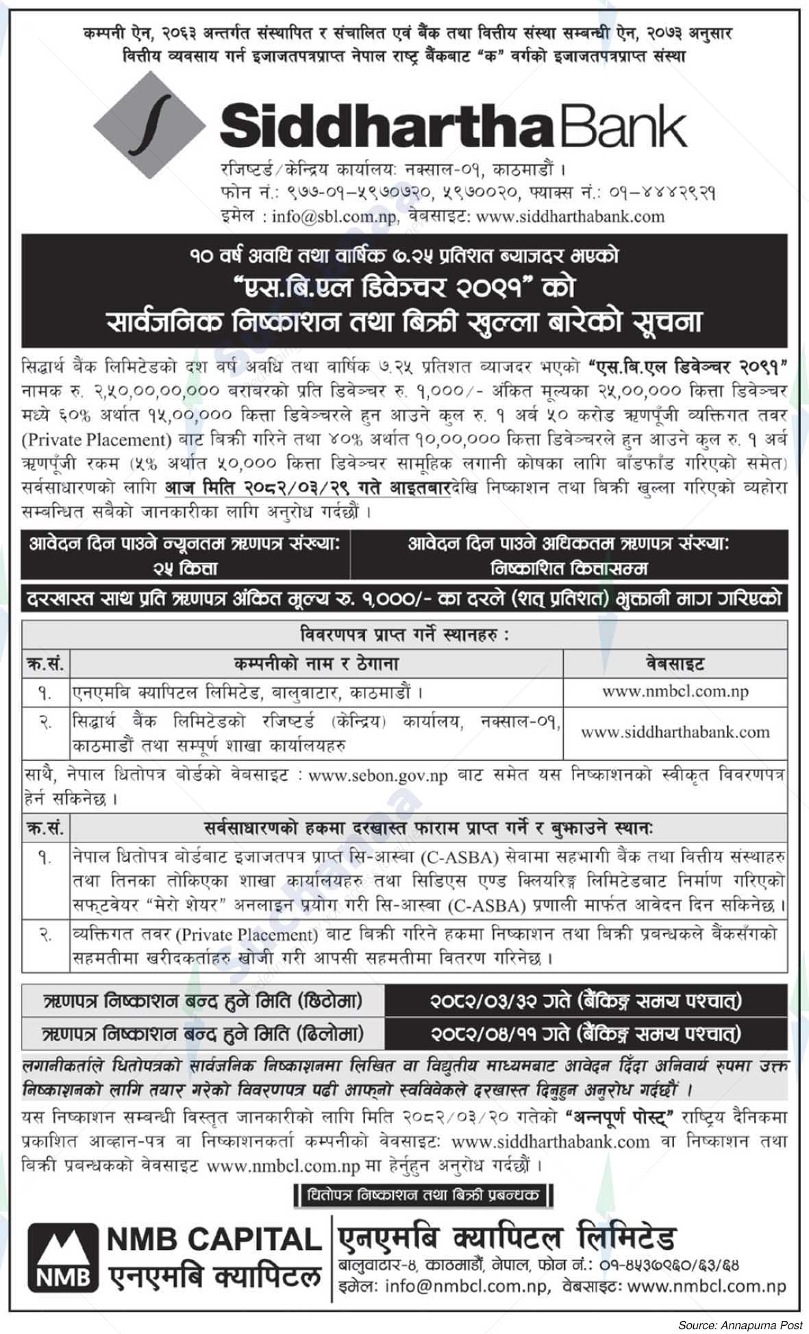 Siddhartha Bank Limited