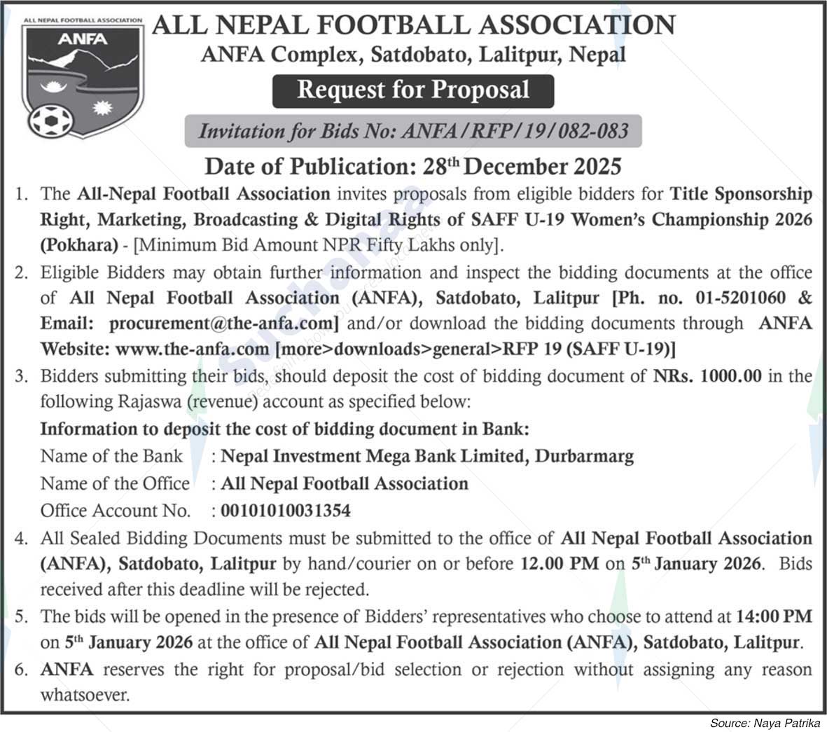 All Nepal Football Association (ANFA)