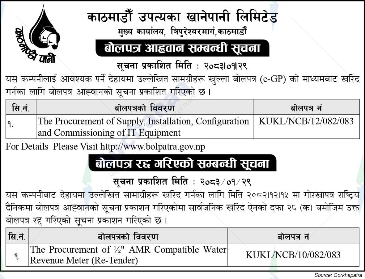 Kathmandu Upatyaka Khanepani Limited