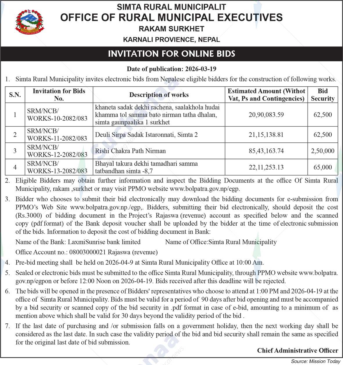 Simta Rural Municipality