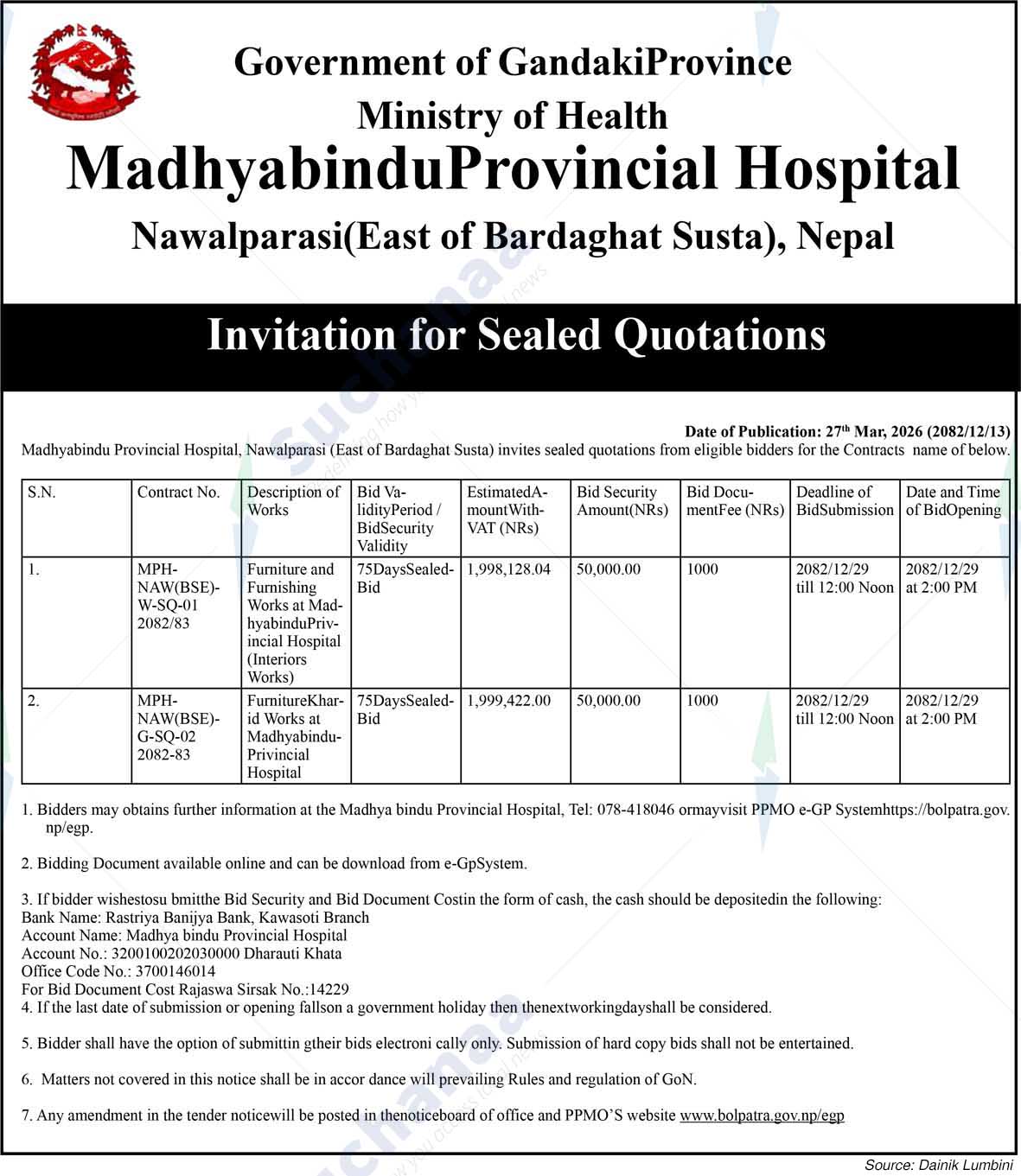 Madhyabindu Provincial Hospital