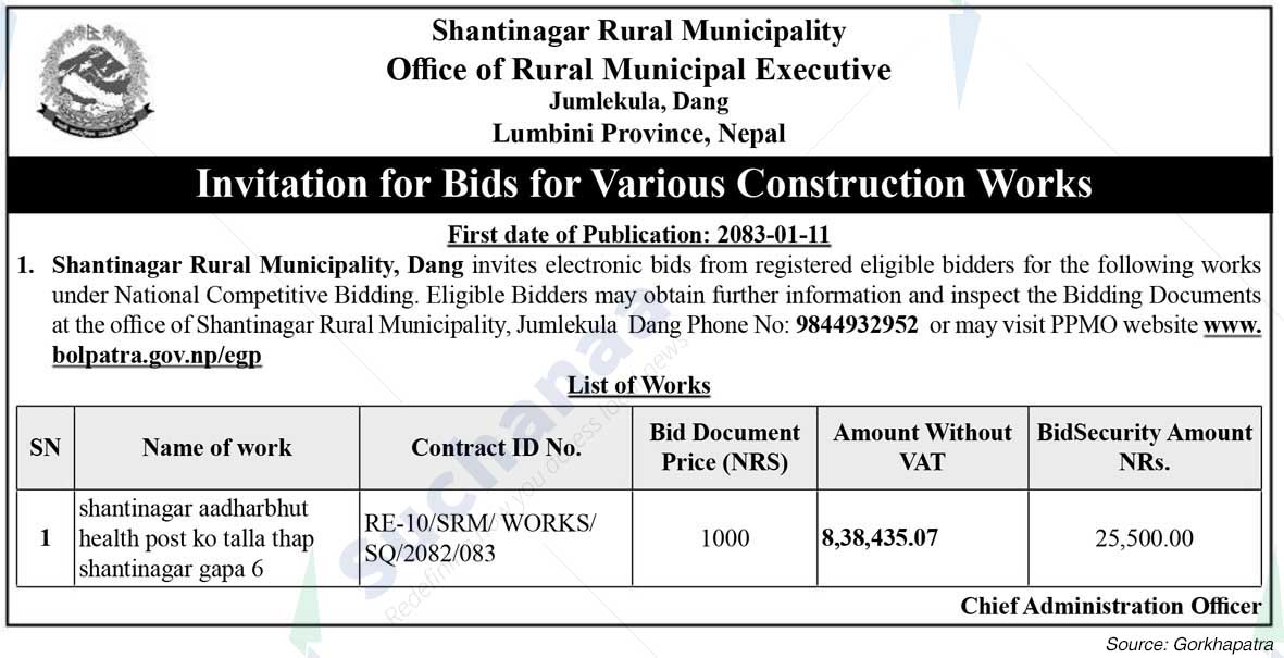 Shantinagar Rural Municipality