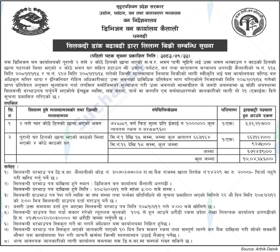 Division Forest Office Kailali