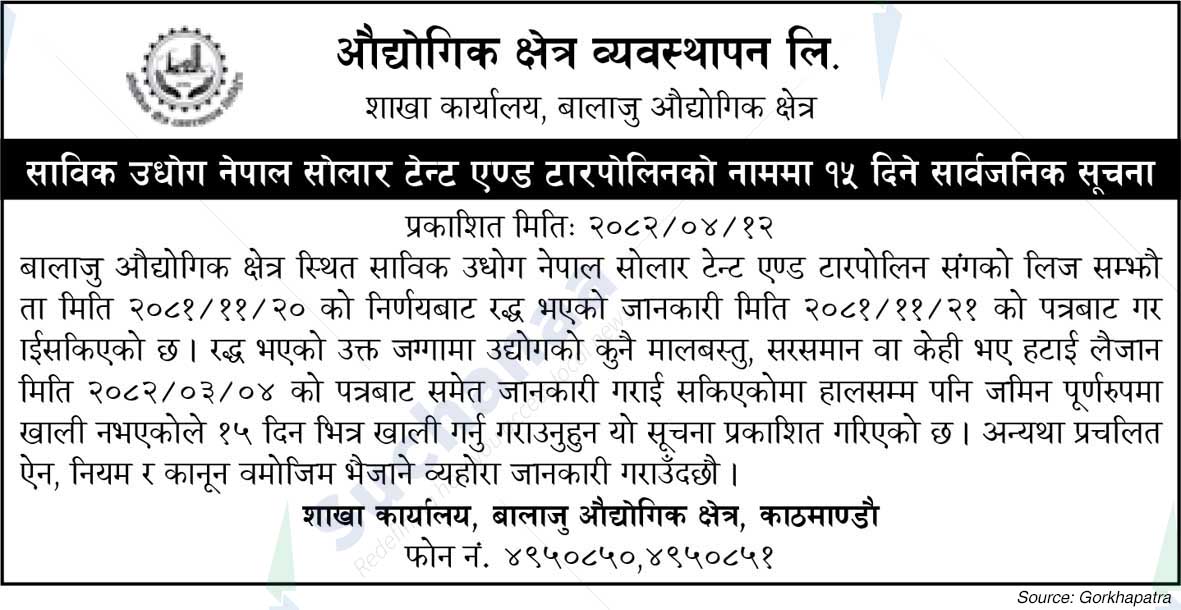 Industrial Zone Management Limited
