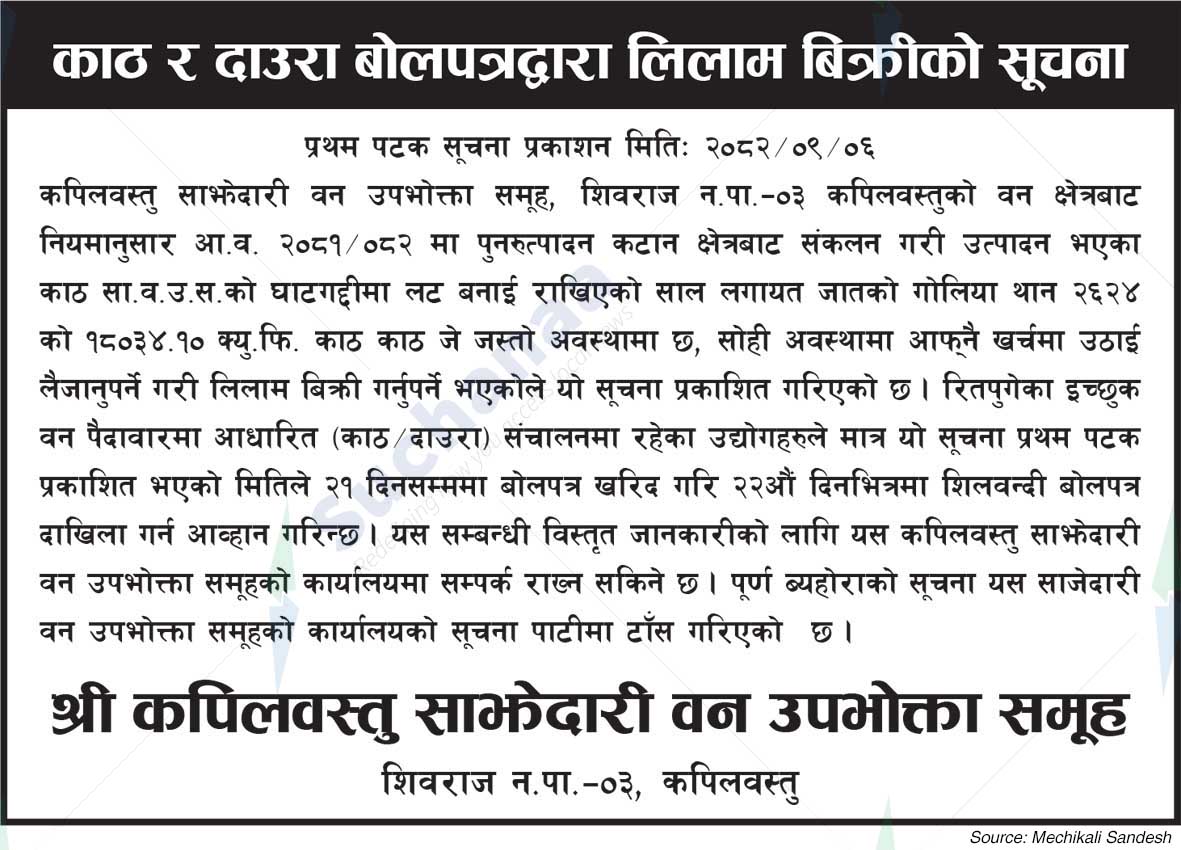 Shree Kapilvastu Saa.Wa.Wo.Sa.