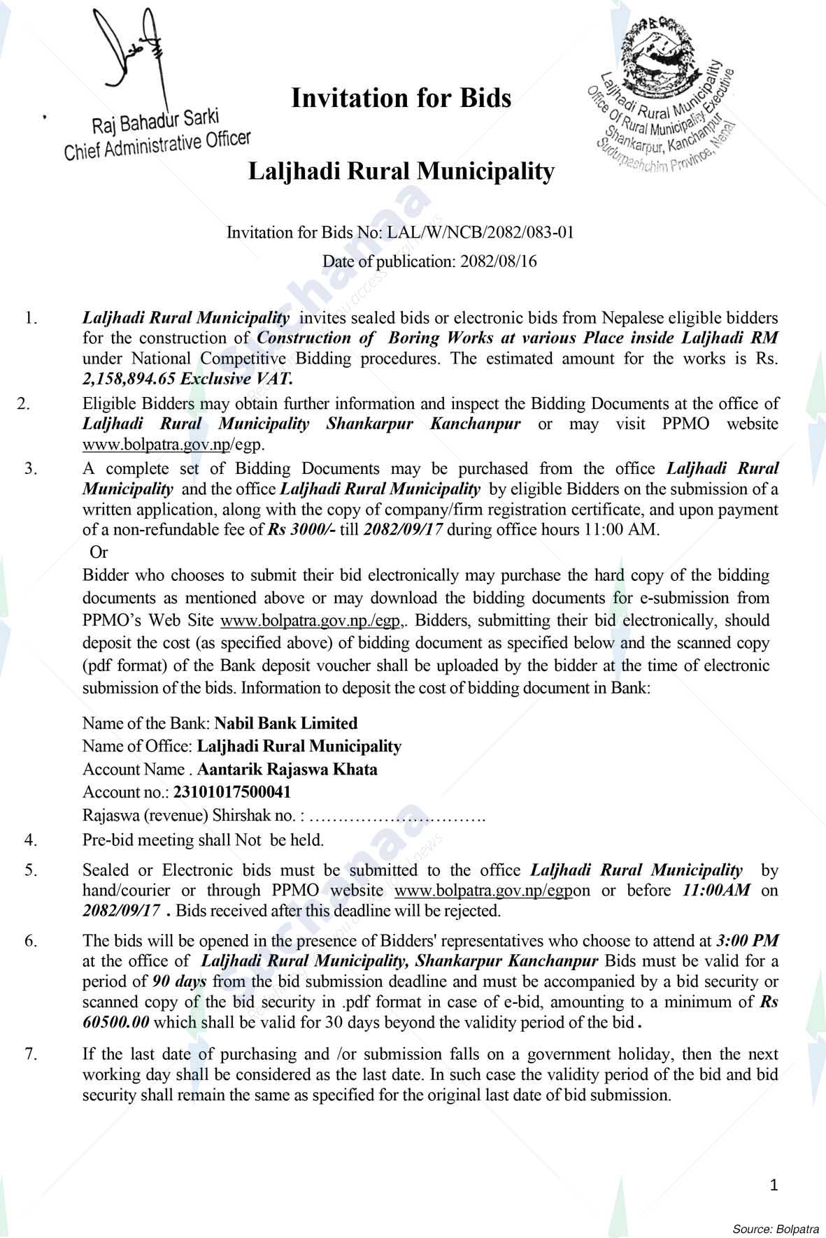 Laljhadi Rural Municipality