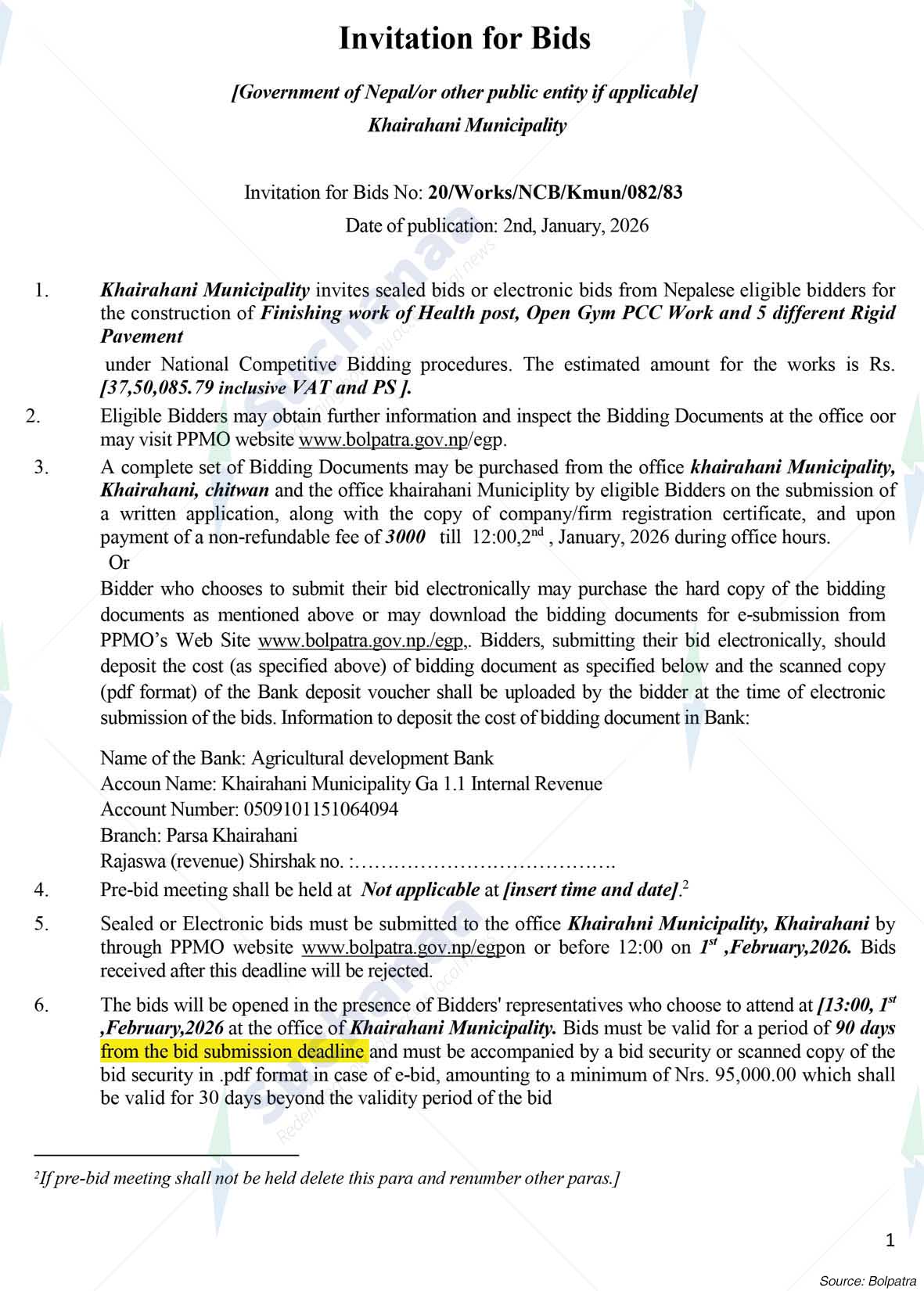 Khairahani Municipality