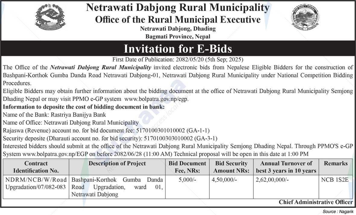 Netrawati Dabjong Rural Municipality