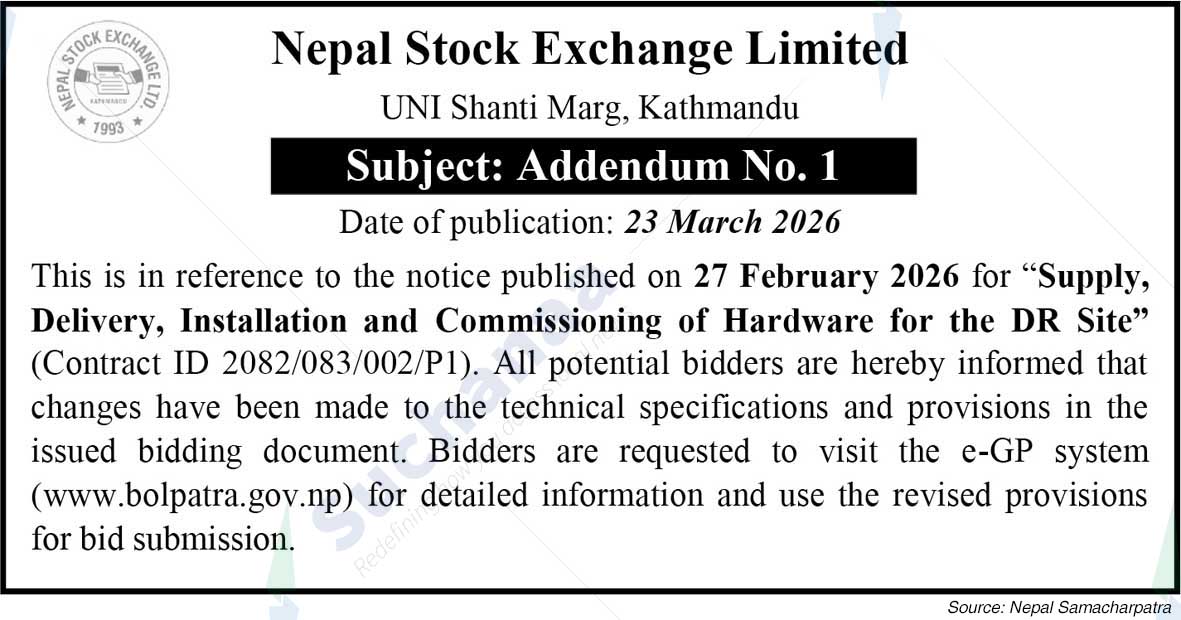 Nepal Stock Exchange Limited (NEPSE)