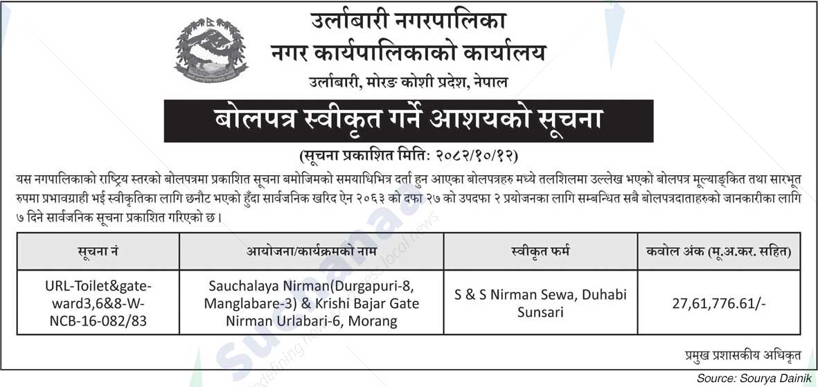 Urlabari Municipality