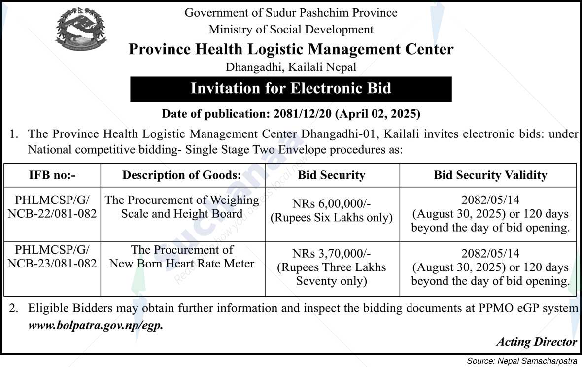 Province Health Logistic Management Center