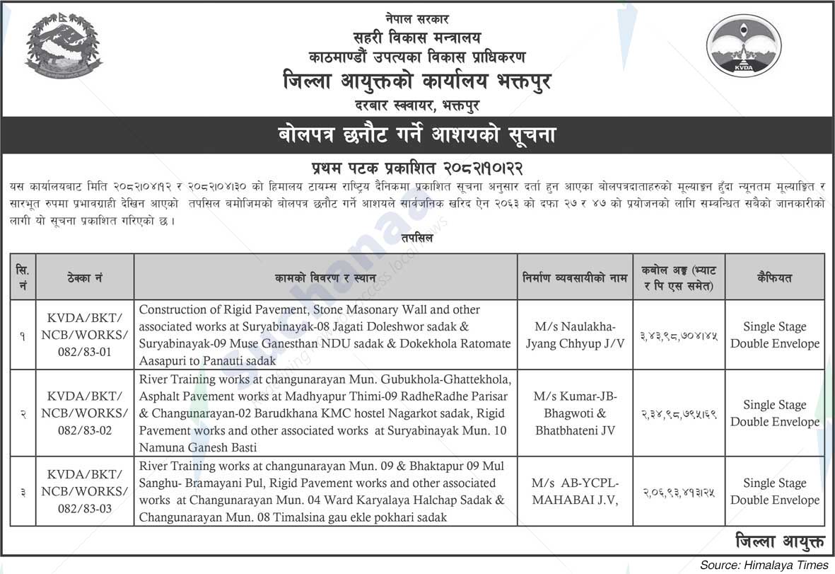 District Commissioner's, Bhaktapur