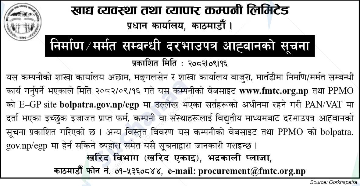 Food Management and Trading Company Limited