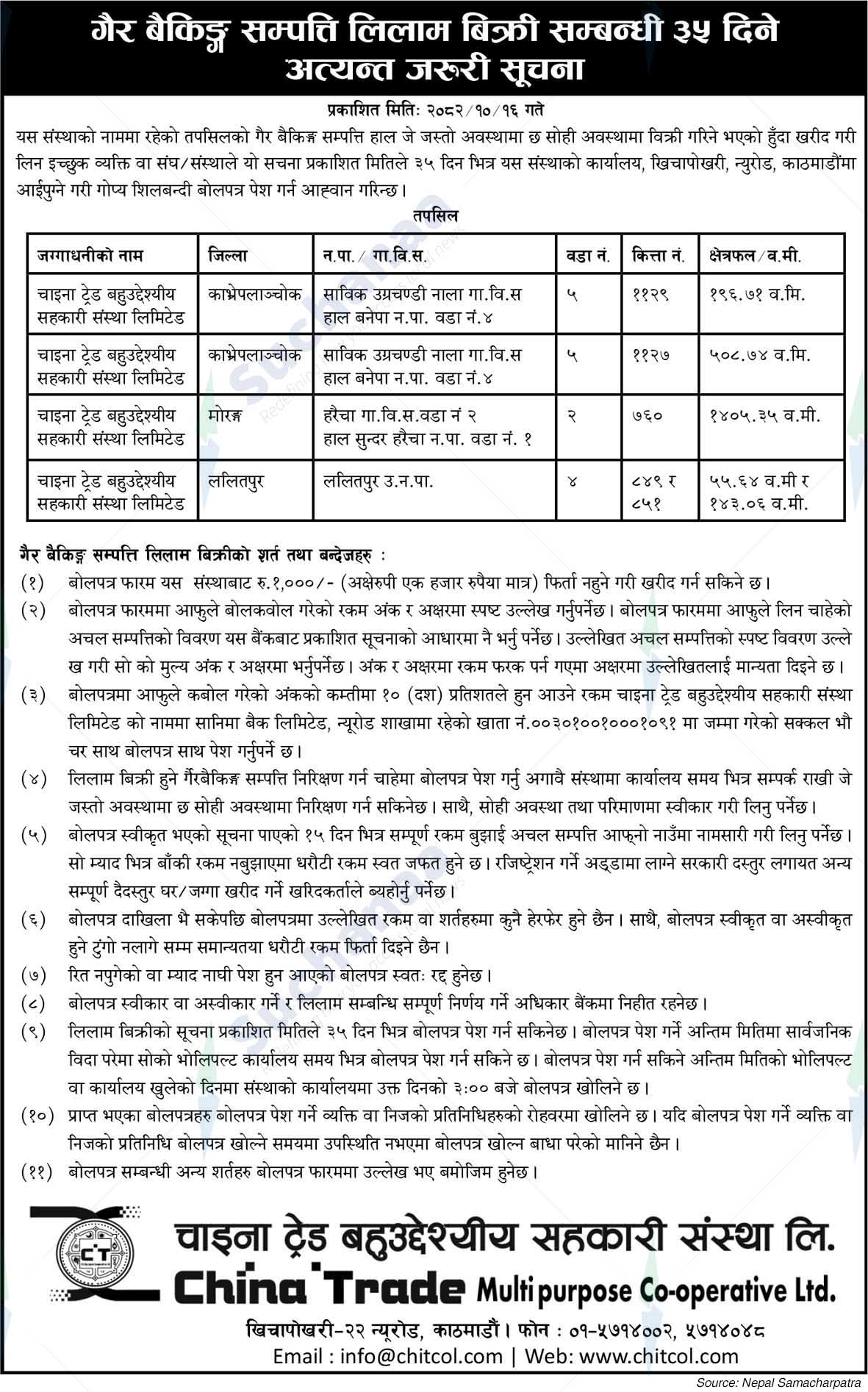 China Trade Multipurpose Cooperative Limited